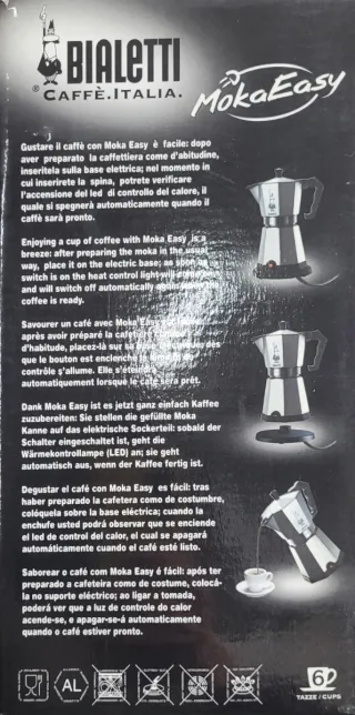 Caffettiera elettrica Bialetti MokaEasy 6 tazze