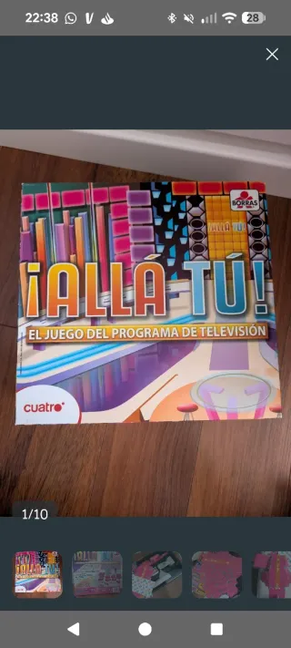 Juego de mesa ¡Allá Tú! de Borras