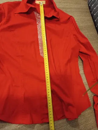 Camicia S&charm donna rossa aderente