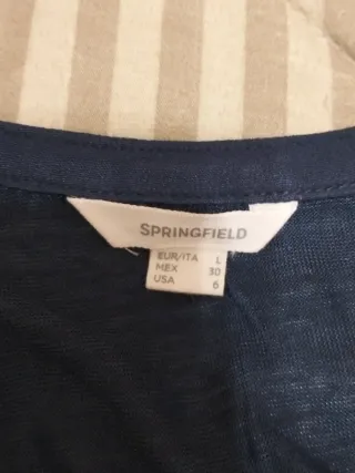 Blusa sin mangas Springfield, talla L