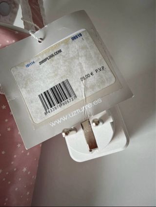 Porta biberones Uzturre estrellas rosa medio