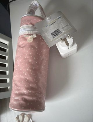 Porta biberones Uzturre estrellas rosa medio