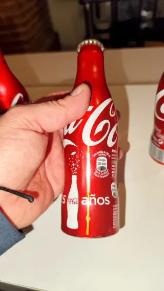 Botella Coca-Cola 125 Aniversario Aluminio