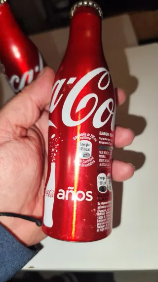 Botella Coca-Cola 125 Aniversario Aluminio