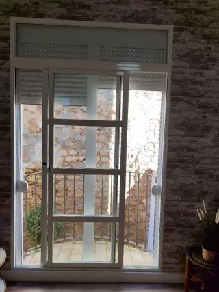 Persiana de dos hojas