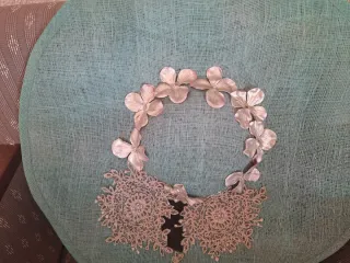 Tocado Pamela Mujer Dorado y Verde