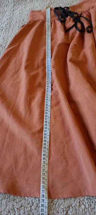 Gonna a ruota SHEIN color ruggine taglia M