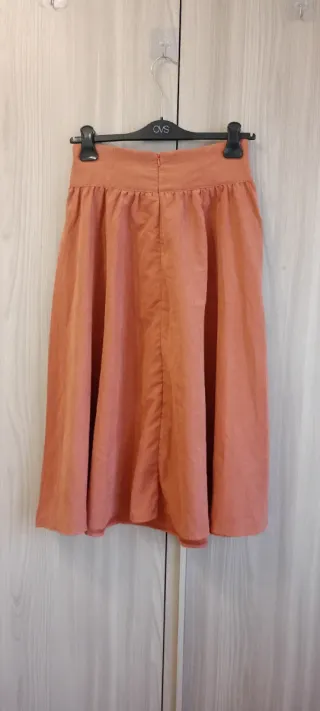 Gonna a ruota SHEIN color ruggine taglia M