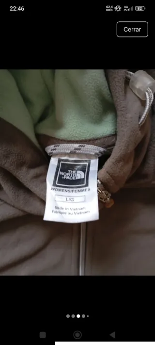 Polar The North Face Marrón y Verde