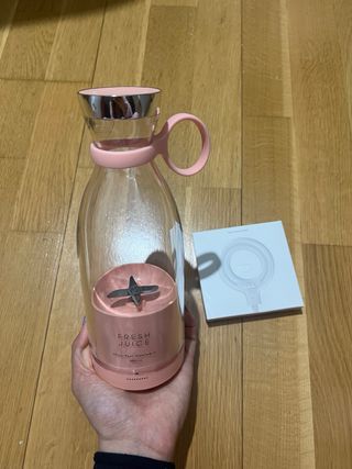 Batidora Portátil Fresh Juice Rosa