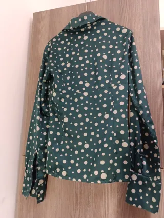 Camicia Denny Rose Pois Verde