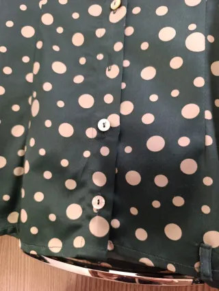 Camicia Denny Rose Pois Verde