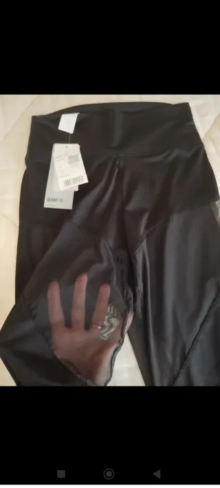 Leggings Calzedonia neri effetto vedo-non-vedo