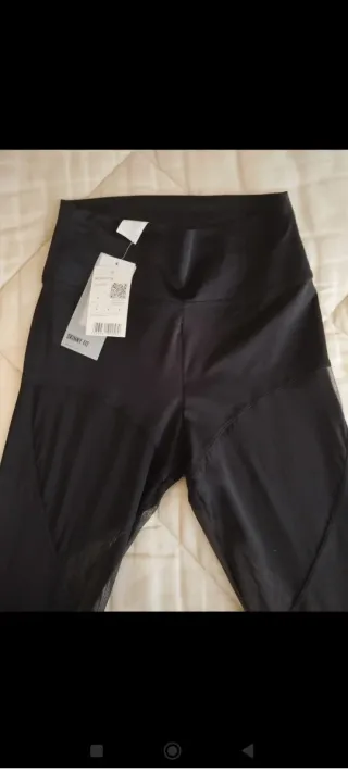 Leggings Calzedonia neri effetto vedo-non-vedo