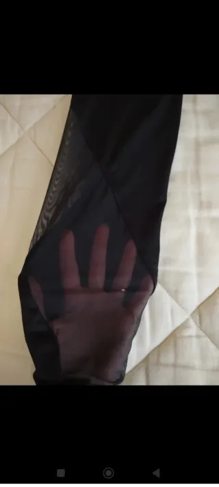 Leggings Calzedonia neri effetto vedo-non-vedo