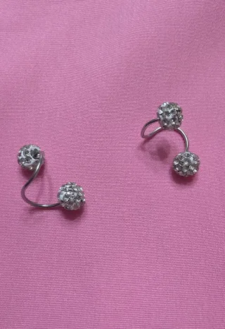 Pendientes S Brillantes Plata