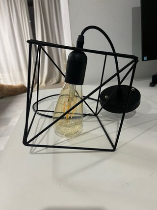 Lámparas Colgantes Negras (4 unidades)