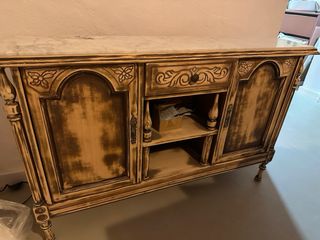 Aparador Vintage Mármol y Madera