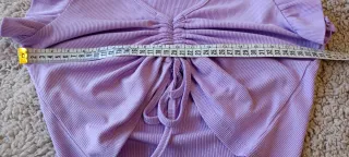 Set Estivo Top Lilla & Pantalone Fiori