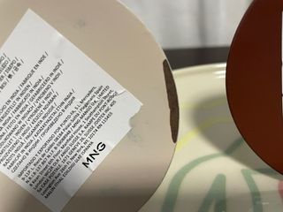 Pareja Candelabros Mango Cerámica Metal