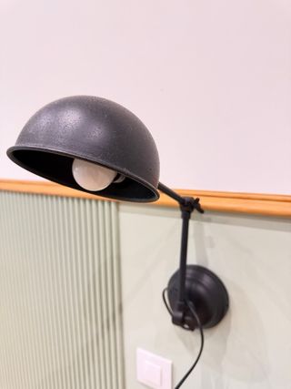 Lámpara de pared estilo flexo negra Dispongo de 6