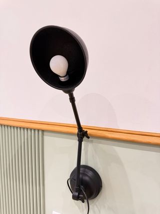 Lámpara de pared estilo flexo negra Dispongo de 6