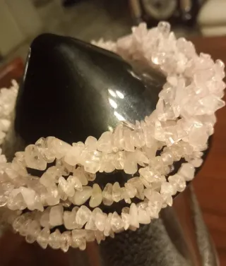 Collana Quarzo Rosa Grezzo