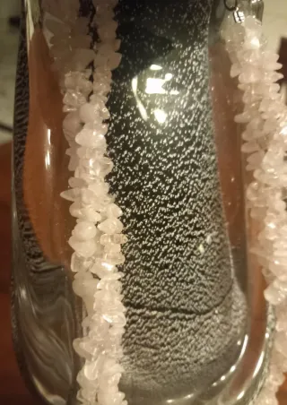 Collana Quarzo Rosa Grezzo