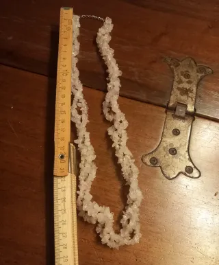 Collana Quarzo Rosa Grezzo