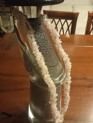 Collana Quarzo Rosa Grezzo