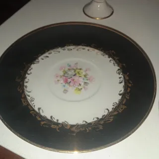 Set 2 Tazzine Porcellana Decorata