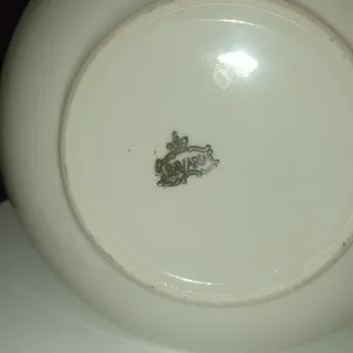 Set 2 Tazzine Porcellana Decorata