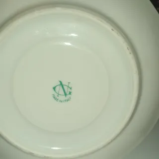 Set 2 Tazzine Porcellana Decorata