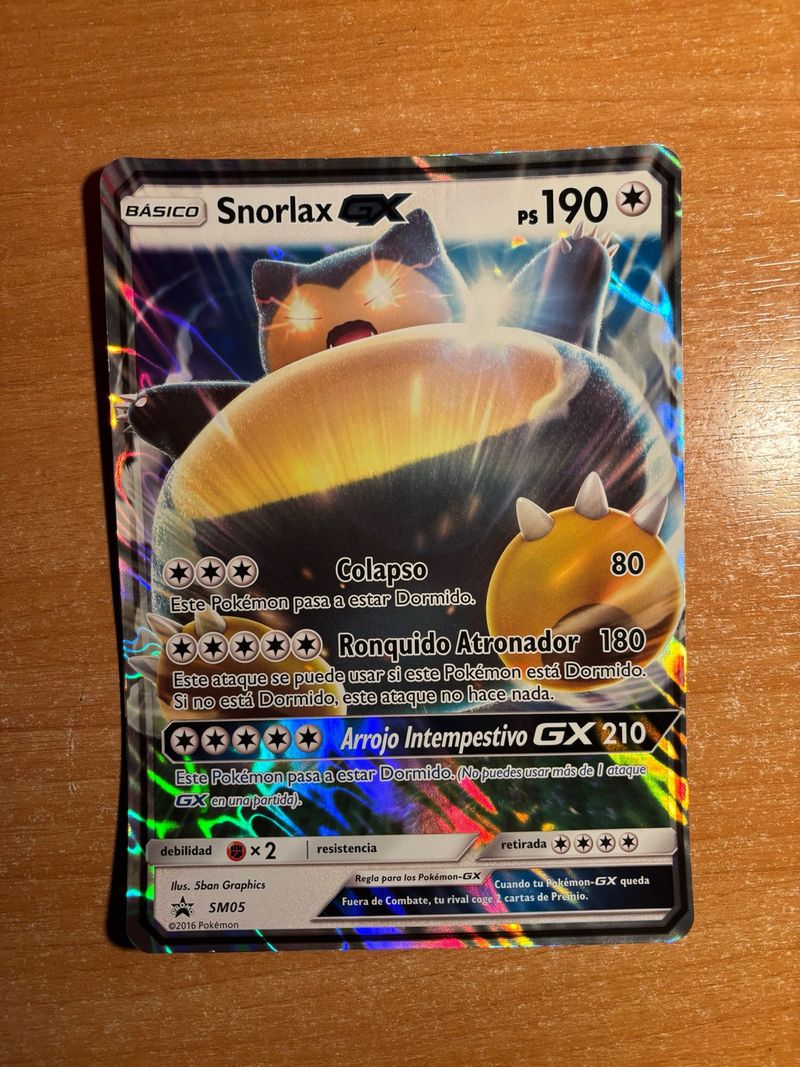 Carta Pokmon Snorlax GX de segunda mano por 1 EUR en Zamora en WALLAPOP Carta Pokmon Snorlax GX de segunda mano por 1 EUR en Zamora en WALLAPOP