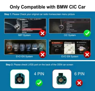 Interfaz CarPlay Android Auto BMW BM-CIC Nuevo