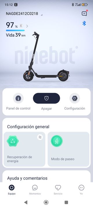 Patinete Eléctrico Ninebot f2