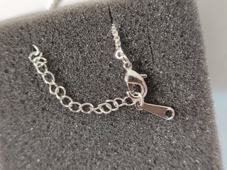 Colgante y Pendientes Bañados en Rodio