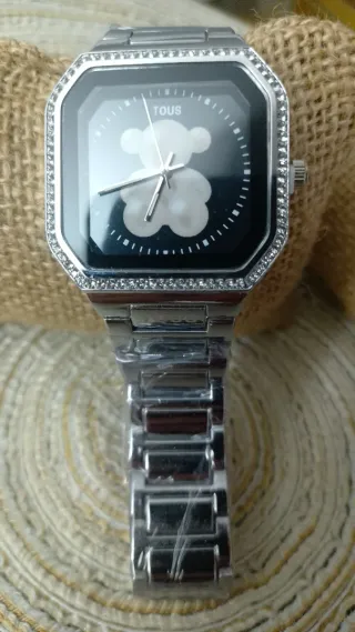Reloj  Mujer Negro y Plateado