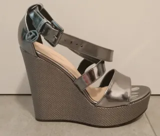 Sandalias Trussardi Plataforma Tacón Cuña