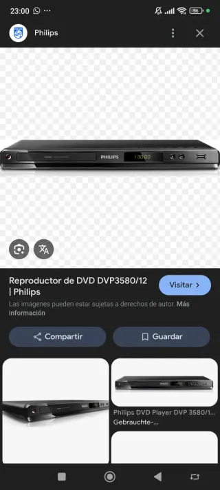 Reproductor DVD Philips