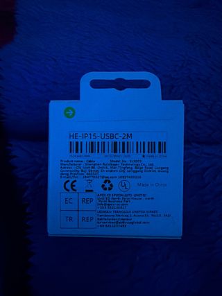 Cable de Carga USB-C (2m)