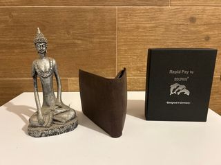 Cartera Hombre Piel Marrón RFID Dolphin