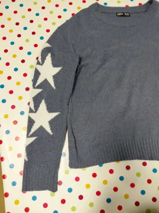 Jersey SHEIN estrellas azul M
