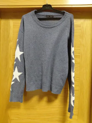 Jersey SHEIN estrellas azul M
