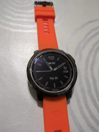 Garmin Fenix 6S Solar Naranja/Plata