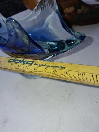 Cigno Murano Vetro Blu