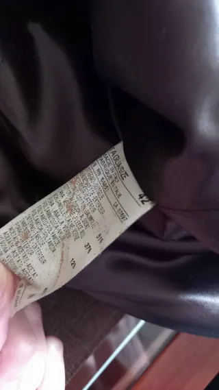 Cappotto Benetton donna tg 42 con cintura marrone