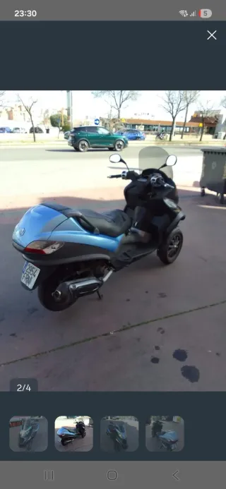 Urge hoy Piaggio MP3 250cc canet b  se  aceptan ca
