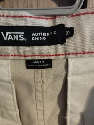 Pantalón Vans Beige Loose Fit