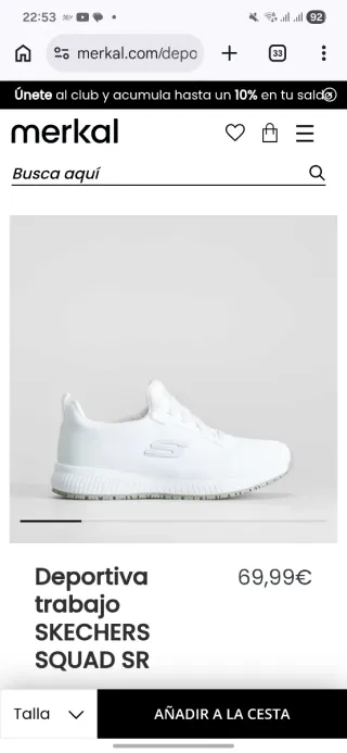 Zapatillas Skechers Blancas 42(43)